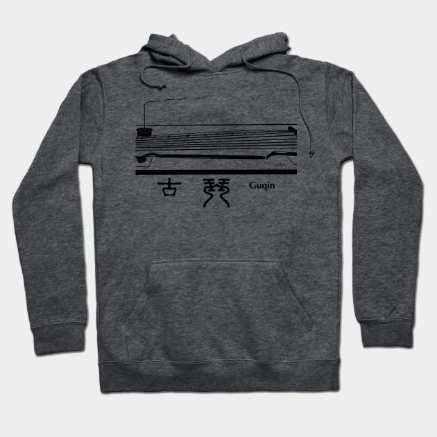 Guqin (Ancient Chinese musical instrument) series 5 Hoodie by telberry